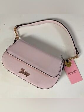 Juicy Couture “Stay Away” Pink Shoulder Bag